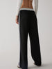Clara | Weite Hose mit kontrastierendem Bund