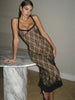 Lena | Midi-Kleid mit Spitzen-Patchwork
