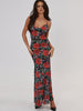 Laura | Elegantes Maxikleid mit Blumenmuster