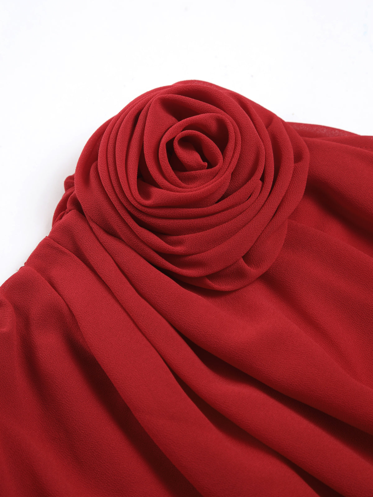 Clara | Asymmetrisches Chiffon Top mit Einem Schulterträger