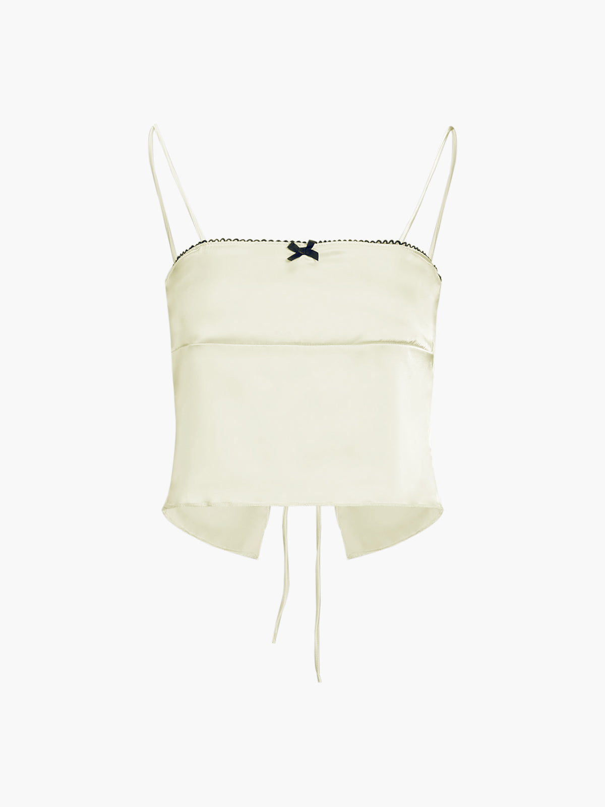 Clara | Satin-Bow Dekor Cami Top