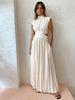 Clara | Maxi Kleid mit Cut-Out und Mock Neck