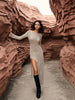 Michelle | Asymmetrisches Split-Kleid