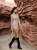 Michelle | Asymmetrisches Split-Kleid