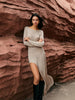 Michelle | Asymmetrisches Split-Kleid