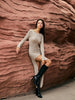 Michelle | Asymmetrisches Split-Kleid