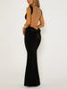 Clara | Elegantes rückenfreies Maxikleid mit Schleife