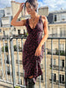 Sophie | Elegantes Midi Kleid mit Blumenmuster