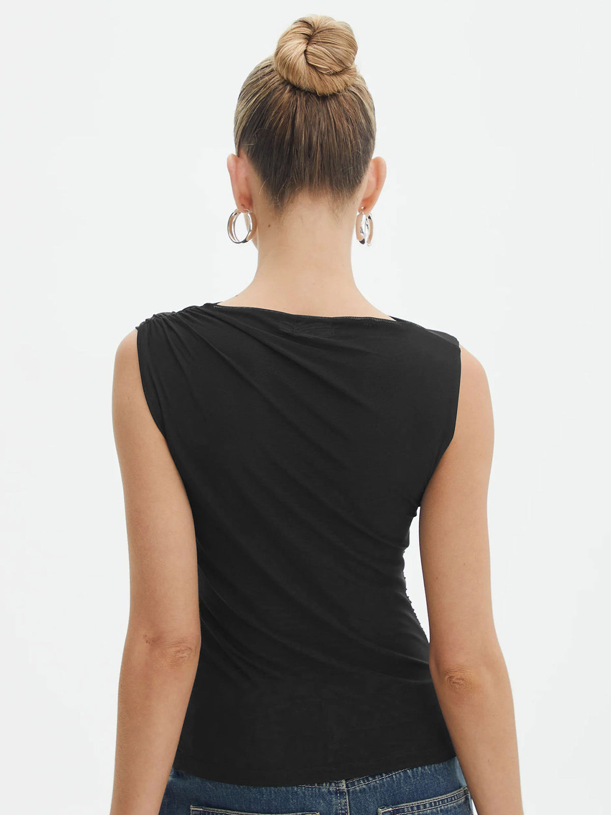 Tom | Elegantes Falten-Top