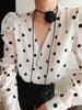 Anna | Verspielte Polka-Dot-Bluse