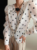 Anna | Verspielte Polka-Dot-Bluse