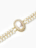 Clara | Vintage Choker mit Doppellagigem Kunstperlendesign
