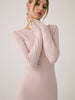 Merle | Elegantes Midi-Kleid mit Spitzensaum
