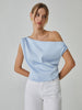 Clara | Asymmetrische Bluse mit Knotendetail