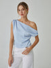 Clara | Asymmetrische Bluse mit Knotendetail