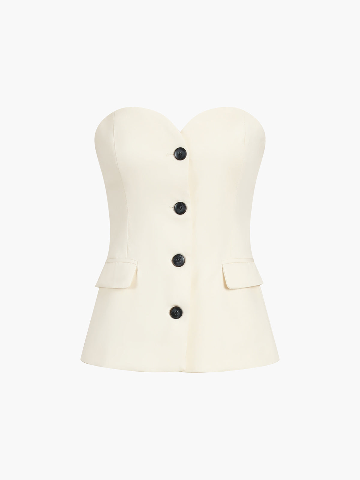 Clara | Stilvolles Tube Top mit Weiten Hosen Set