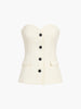 Clara | Stilvolles Tube Top mit Weiten Hosen Set