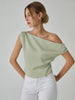Clara | Asymmetrische Bluse mit Knotendetail
