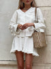 Livia | Rüschendekor Baumwoll-Shorts-Set