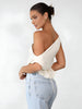 Clara | Asymmetrische Bluse mit Knotendetail