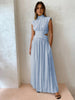 Clara | Maxi Kleid mit Cut-Out und Mock Neck