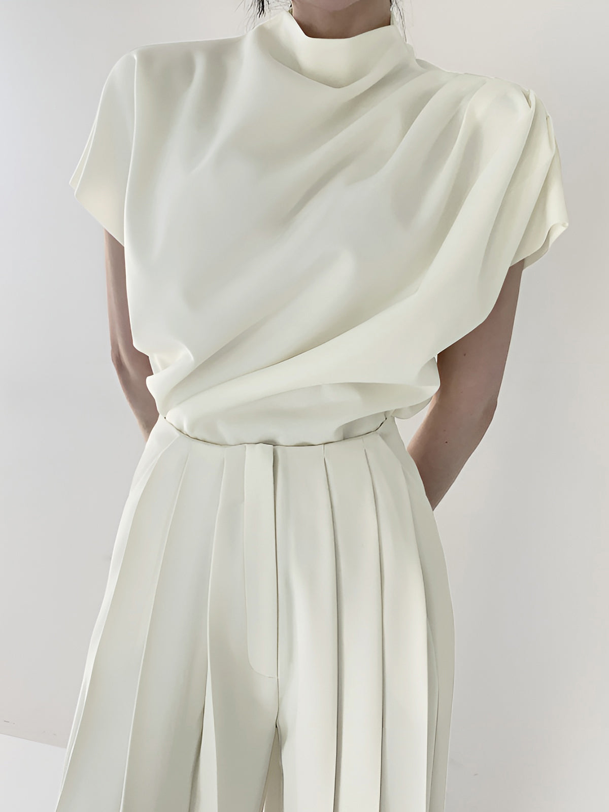 Lena | Minimalismus Kurzarmtop