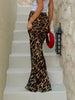 Kira | Eleganter Maxi-Rock mit Leopardenmuster