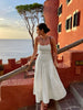 Leonie | Romantisches Midi-Kleid mit Raffung