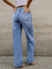 Max | Vintage Denim Gerade geschnittene Hose