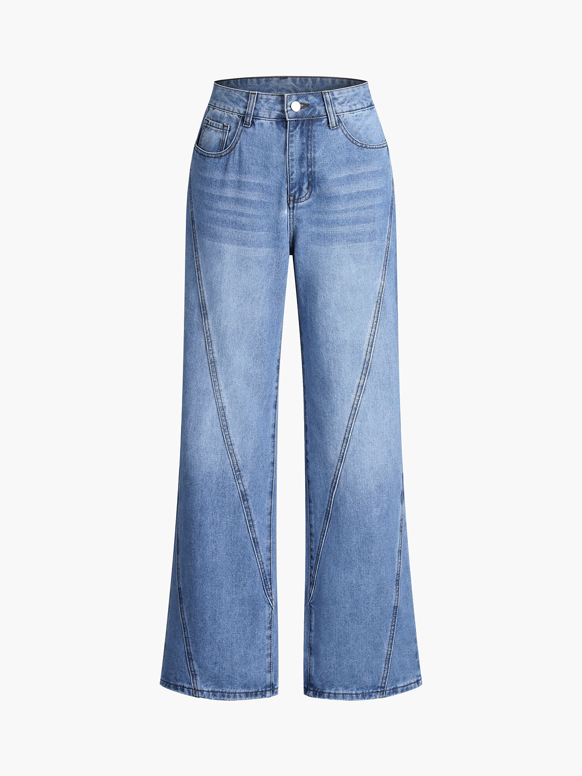 Max | Vintage Denim Gerade geschnittene Hose