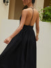 Mia | Elegantes Halterkleid in Maxi-Länge