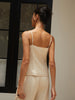 Clara | Elegantes Baumwoll-Leinen Top mit Knopfdetails