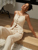 Clara | Elegantes Baumwoll-Leinen Top mit Knopfdetails