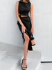 Emilia | Midi Kleid mit Criss-Cross-Ausschnitt