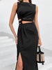 Emilia | Midi Kleid mit Criss-Cross-Ausschnitt
