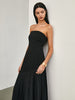 Emilia | Maxikleid mit Falten und Raffung