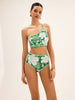 Lena | Verführerisches One Shoulder Floral Bikini Set