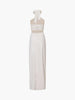 Emilia | Maxikleid mit Crisscross-Ausschnitt und Schlitz