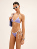 Lara | Kontrastbindendes Tanga-Bikini-Set