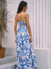 Laura | Boho Blühendes Blumenmuster Maxikleid