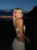 Clara | Florales Druck Crop Top