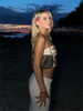 Clara | Florales Druck Crop Top