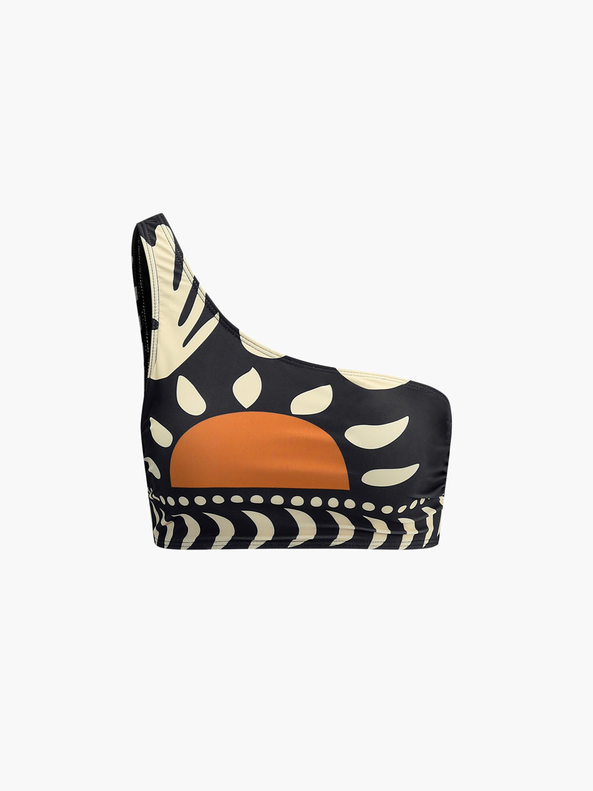 Fiona | Asymmetrisches Neck Bikini Set mit Vogelmotiv