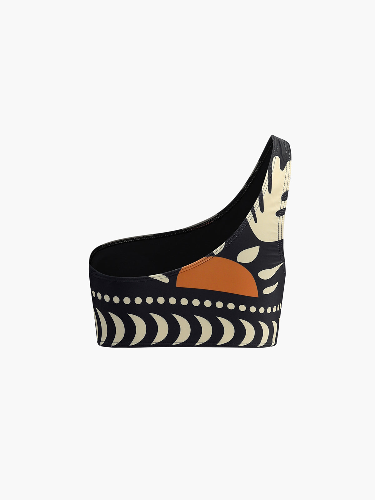 Fiona | Asymmetrisches Neck Bikini Set mit Vogelmotiv