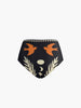 Fiona | Asymmetrisches Neck Bikini Set mit Vogelmotiv