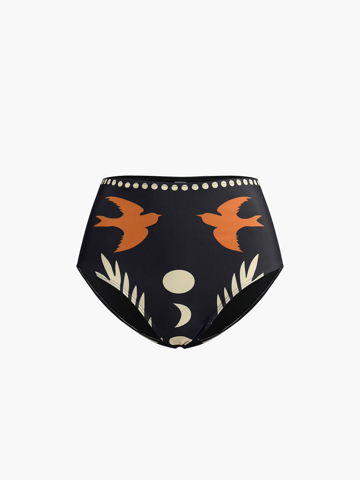 Fiona | Asymmetrisches Neck Bikini Set mit Vogelmotiv