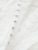 Clara | Knopf-Front Spaghetti-Top mit Spitzenbesatz