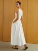 Clara | Elegantes Maxikleid mit Knopfleiste und praktischen Taschen