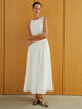 Clara | Elegantes Maxikleid mit Knopfleiste und praktischen Taschen