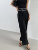 Tobias | Lässige Casual Pants mit kontrastierenden Abschlüssen